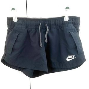 Nike Navy/Teal Performance Running Shorts [W Small] Unlined, Drawstring, Pockets
